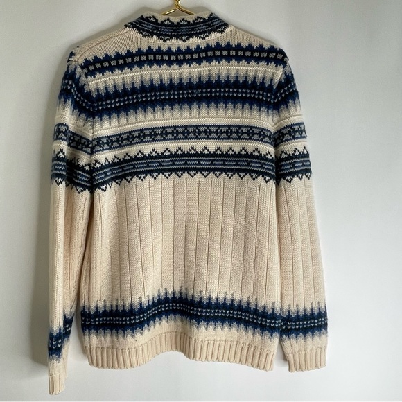 Vintage Womens Lands Full Zip Sweater Jacket 100% Nordic Wool Size Small - Picture 6 of 10